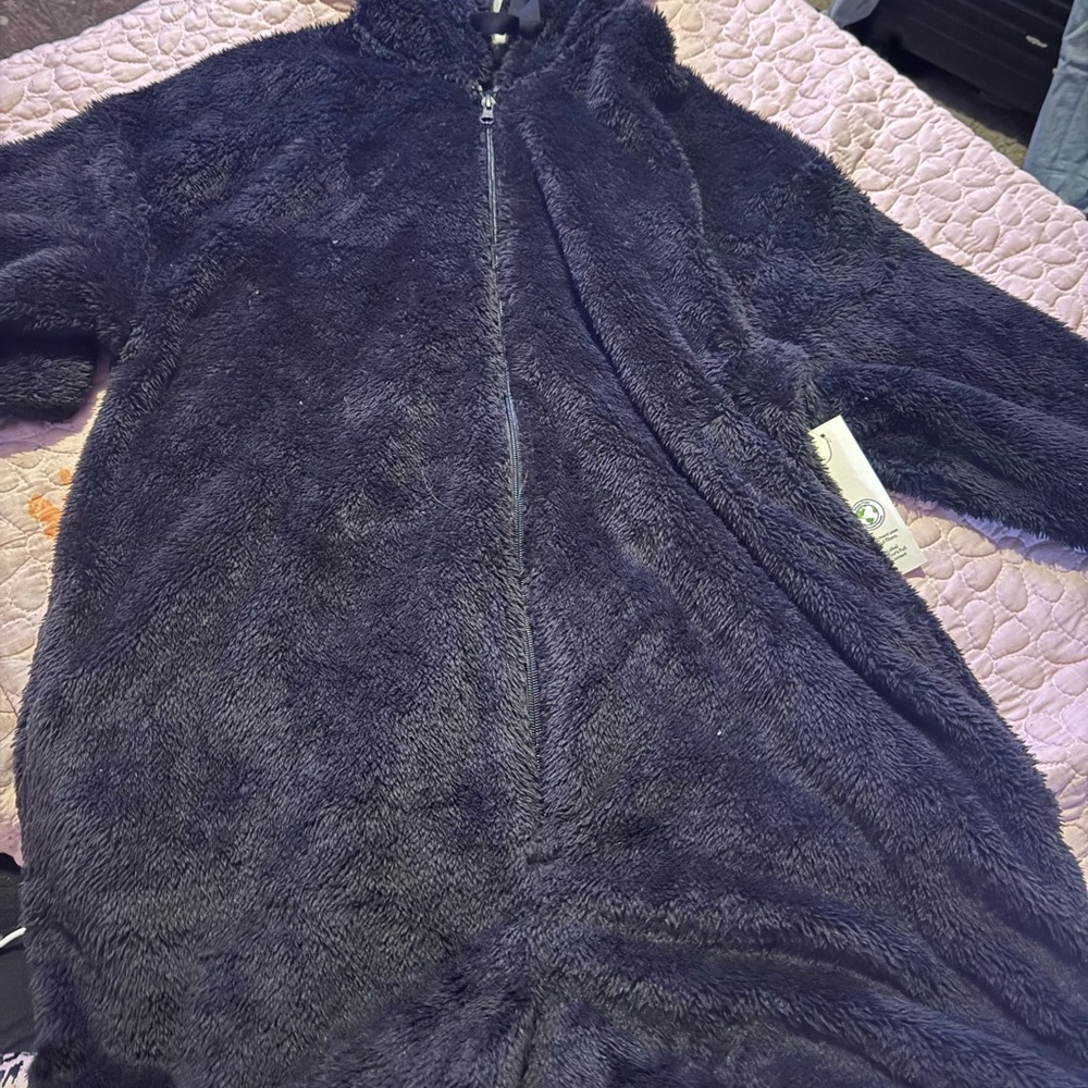 No Boundaries  Fleece onesie - black